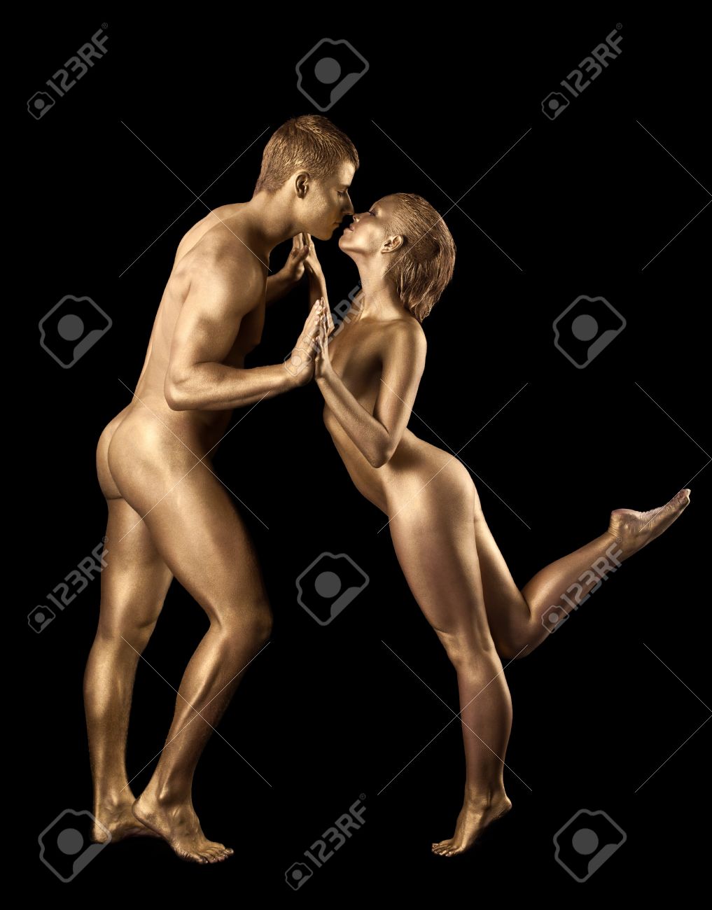 Couple nude dance