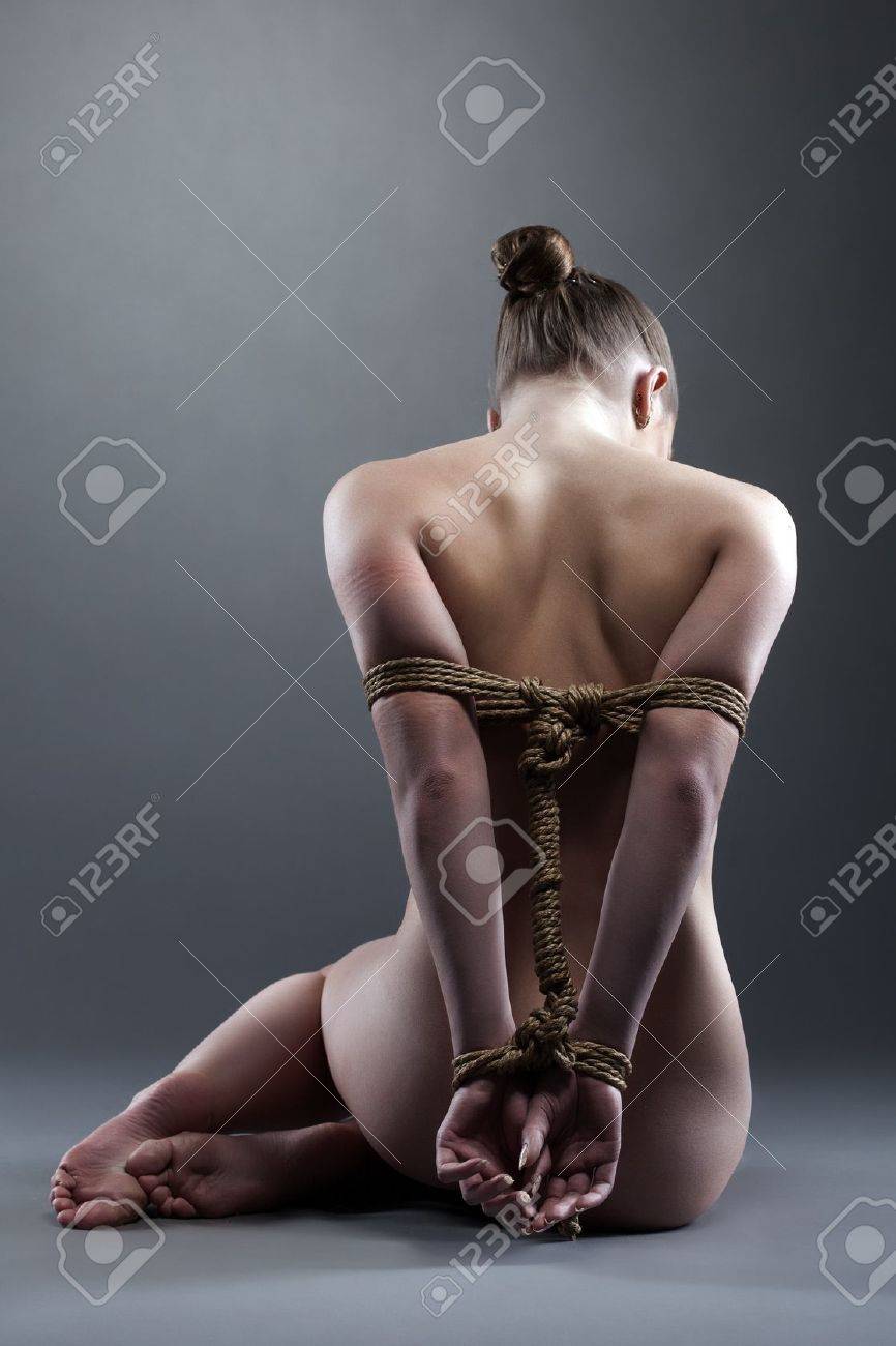 Full Length Portrait Of Woman Posing With Shibari In Studio Stock Photo,  Picture and Royalty Free Image. Image 17597027.