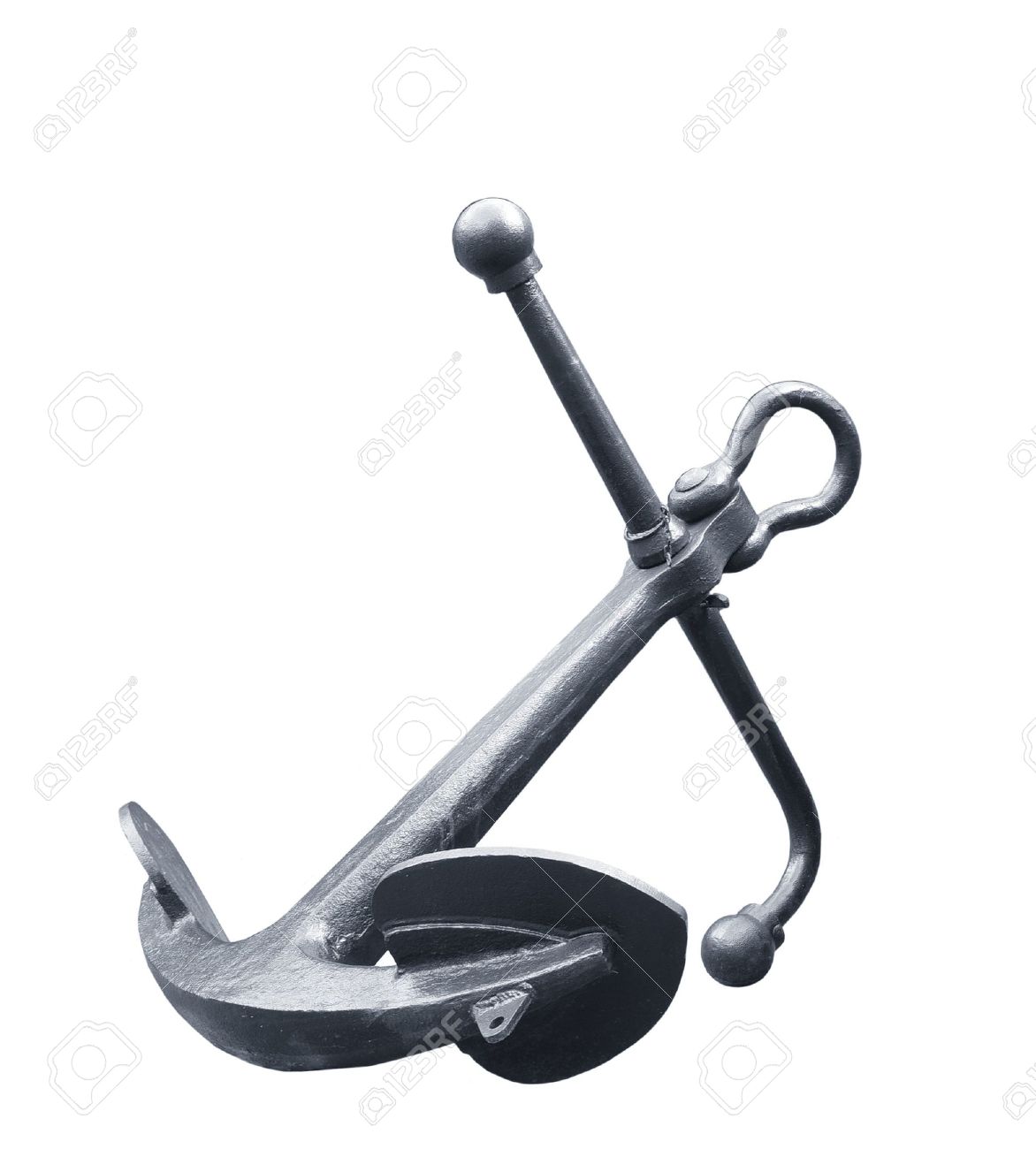great metal anchor on white background - 8096371 great metal anchor on white background - 8096371