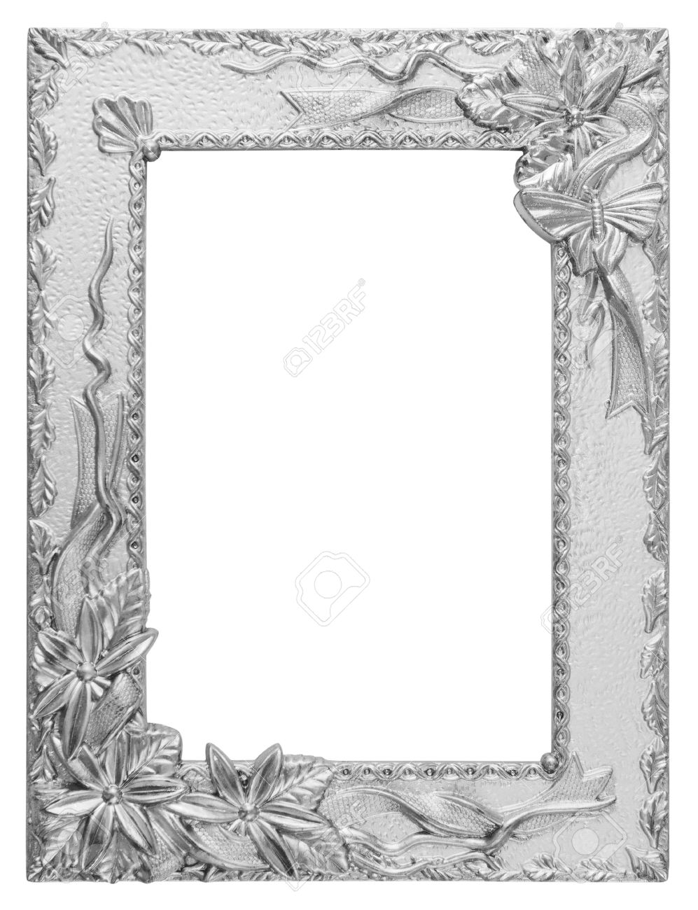 antique love silver frame isolated on white - 20463436 antique love silver frame isolated on white - 20463436