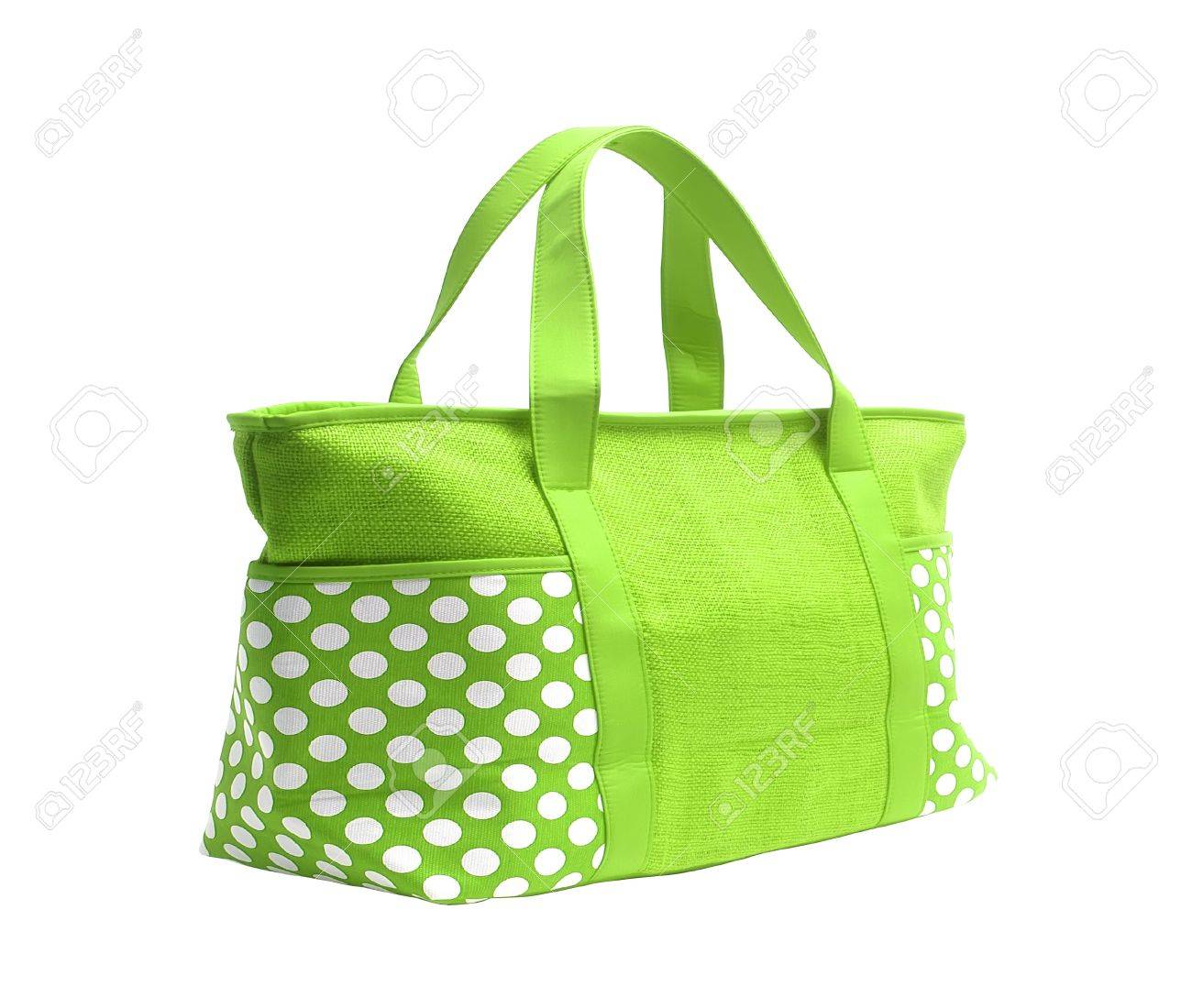 bright beach bag