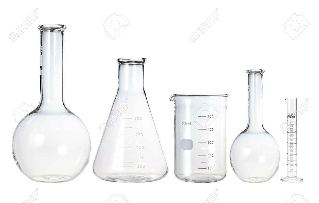 試験管白で隔離されます 実験用ガラス器具 の写真素材 画像素材 Image