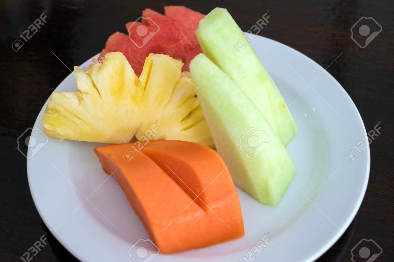 Dieta de sandia melon y papaya
