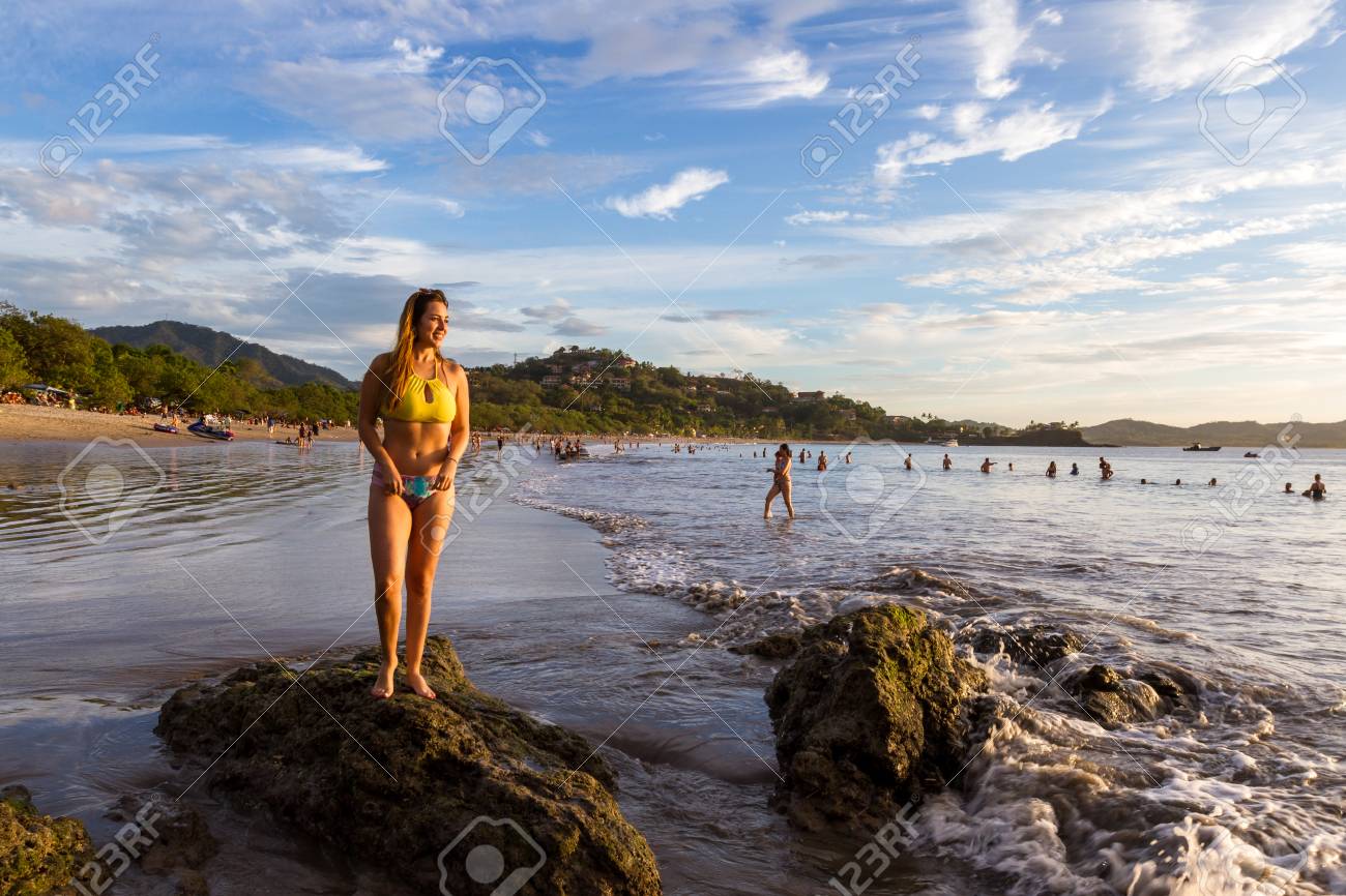 Playa Flamingo Costa Rica December 30 People Enjoying The Last Days Of 2017 Playa Flamingo Costa Rica December 30 People Enjoying The Last Days Of 2017