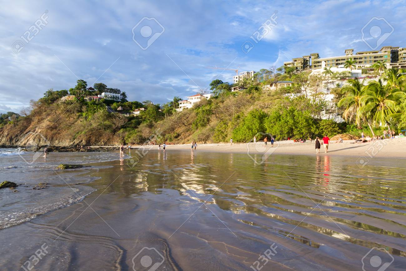 Playa Flamingo Costa Rica December 30 People Enjoying The Last Days Of 2017 Playa Flamingo Costa Rica December 30 People Enjoying The Last Days Of 2017