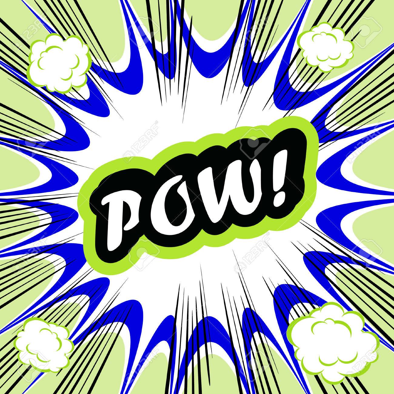 漫画背景 Pow 概念または概念のかわいい捕虜テキスト ポップアート背景デザインやプレゼンテーションに の写真素材 画像素材 Image