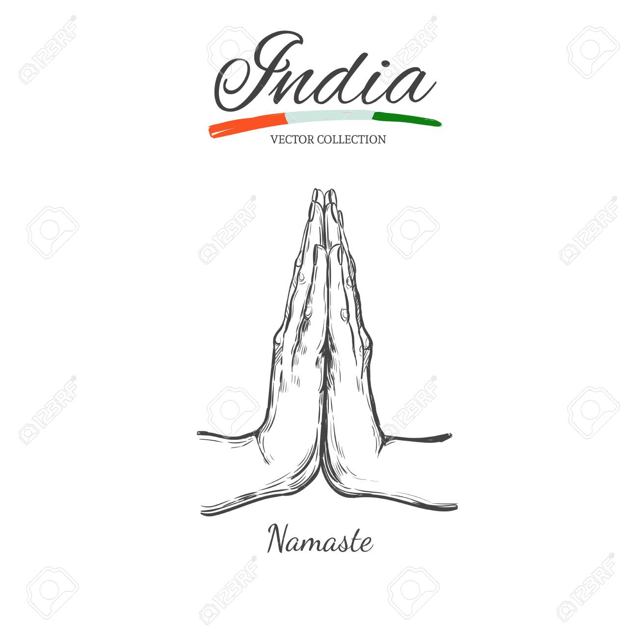 Woman, Namaste, Indian, Culture, png | PNGEgg, image size:1300x1300