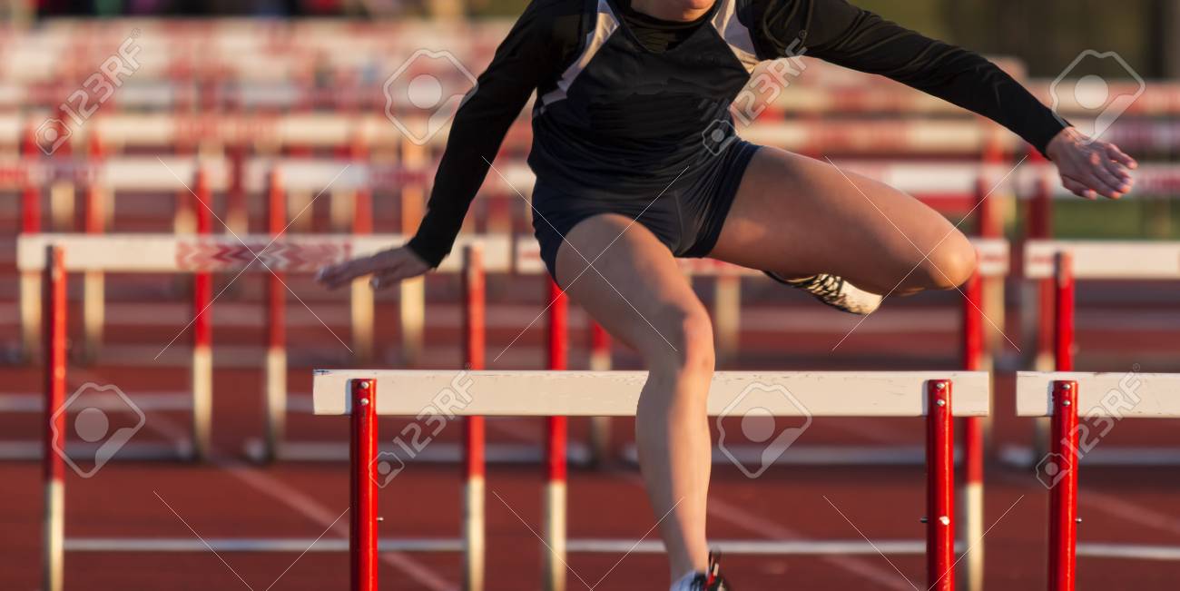 A High School Girl Is Wearing A Black Uniform While Running In Stock Photo Picture And Royalty Free Image Image