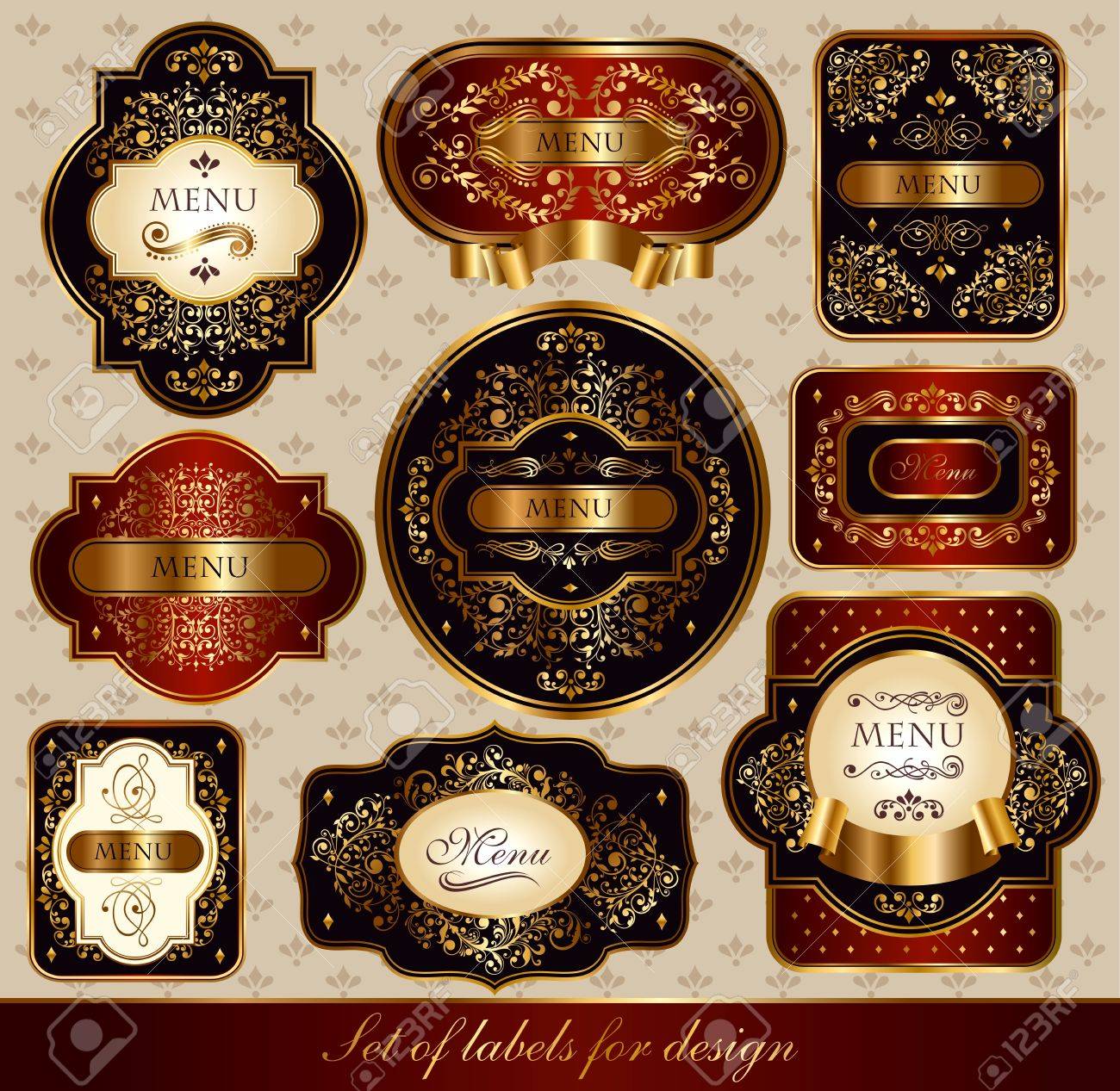 set of elegance black
