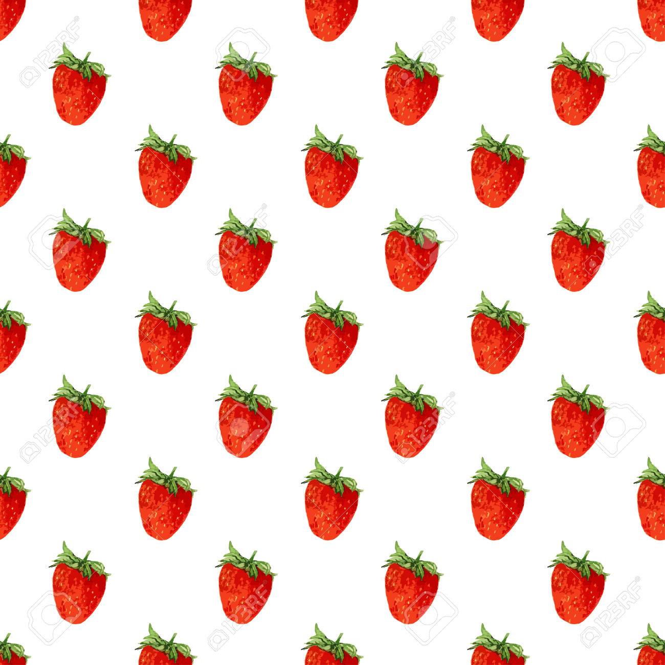 Watercolor Seamless Pattern With Strawberries Vector Background Royalty Free Cliparts Vectors And Stock Illustration Image 42769106 Strawberry background stock vectors, clipart and illustrations. watercolor seamless pattern with strawberries vector background