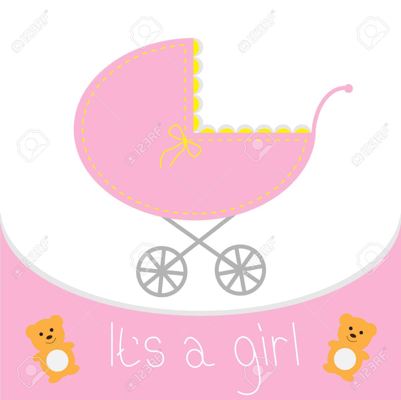 Carte De Bebe Fille Douche Landau C Est Une Fille Clip Art Libres De Droits Vecteurs Et Illustration Image Carte De Bebe Fille Douche Landau C Est Une Fille Clip Art Libres De Droits Vecteurs Et Illustration Image