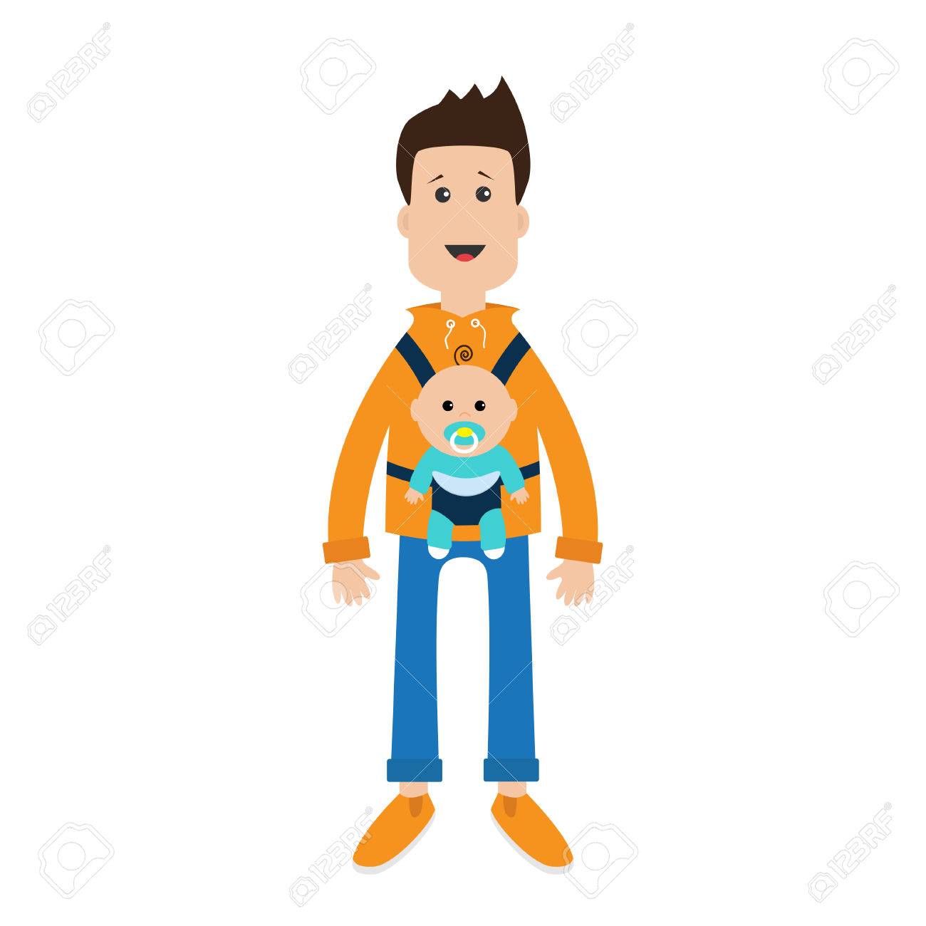 guy baby carrier