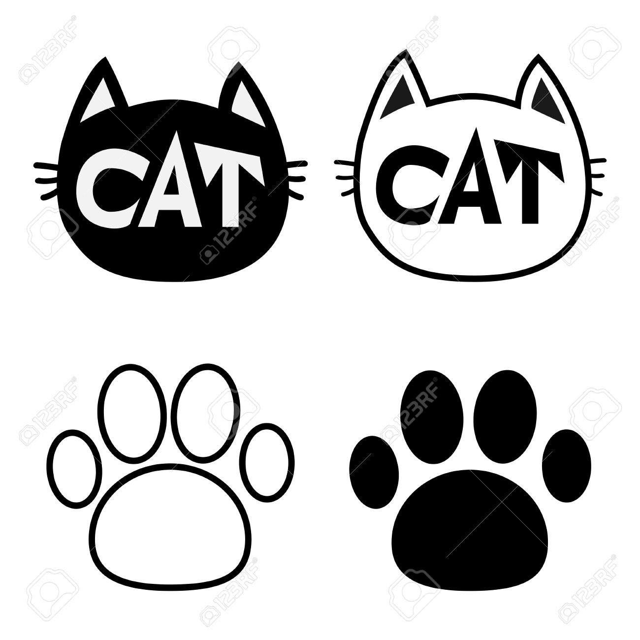 Tete De Chat Noir Tete Visage Contour Silhouette Jeu D Icones Pictogramme De La Ligne Temlate Vide Piste D Impression De Patte Personnage De Dessin Anime Drole Mignon Kitty Chaton Whisker Bebe Animal De Tete De Chat Noir Tete Visage Contour Silhouette Jeu D Icones Pictogramme De La Ligne Temlate Vide Piste D Impression De Patte Personnage De Dessin Anime Drole Mignon Kitty Chaton Whisker Bebe Animal De