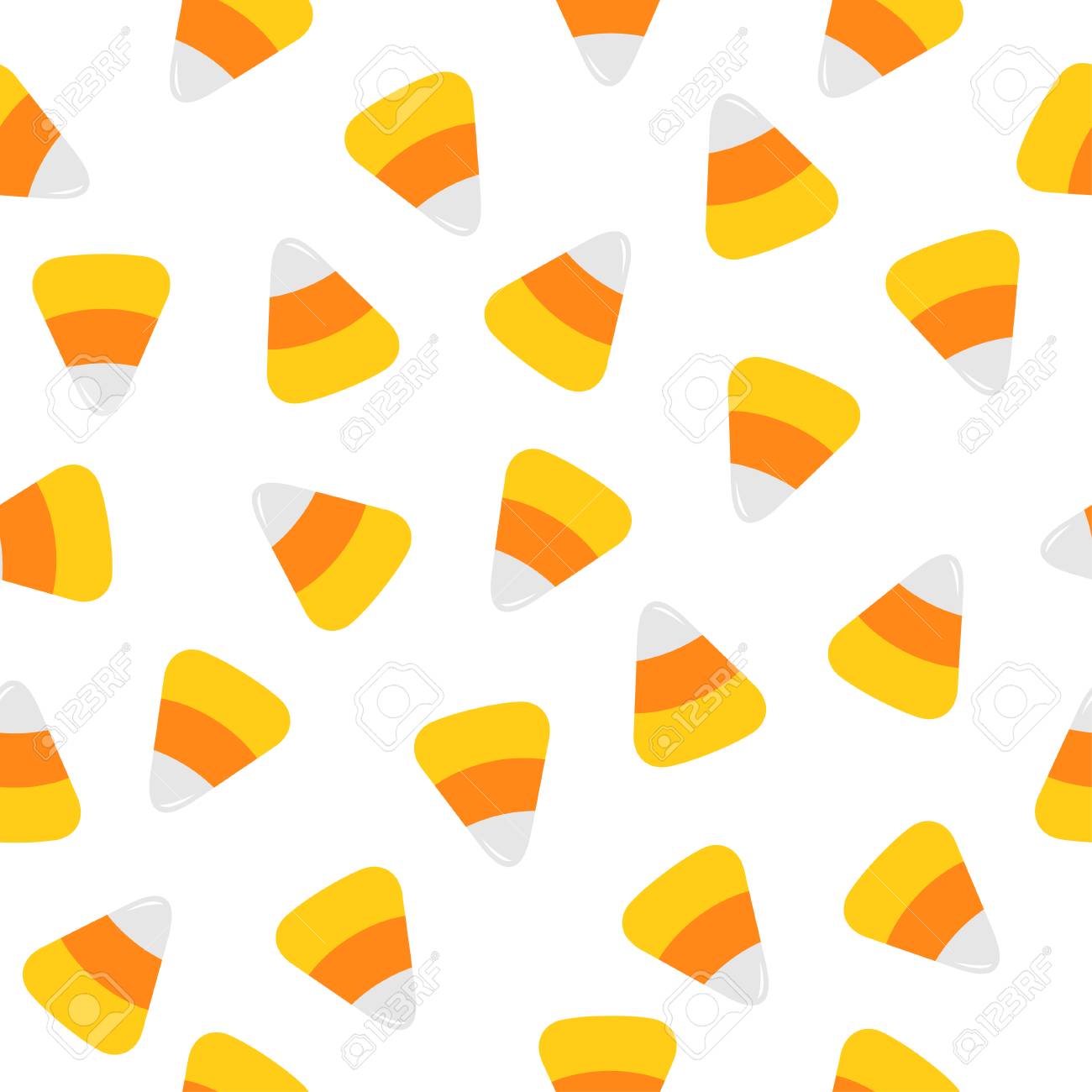 Happy Halloween Candy Corn Seamless Pattern Wrapping Paper Royalty Free Cliparts Vectors And Stock Illustration Image 85648713