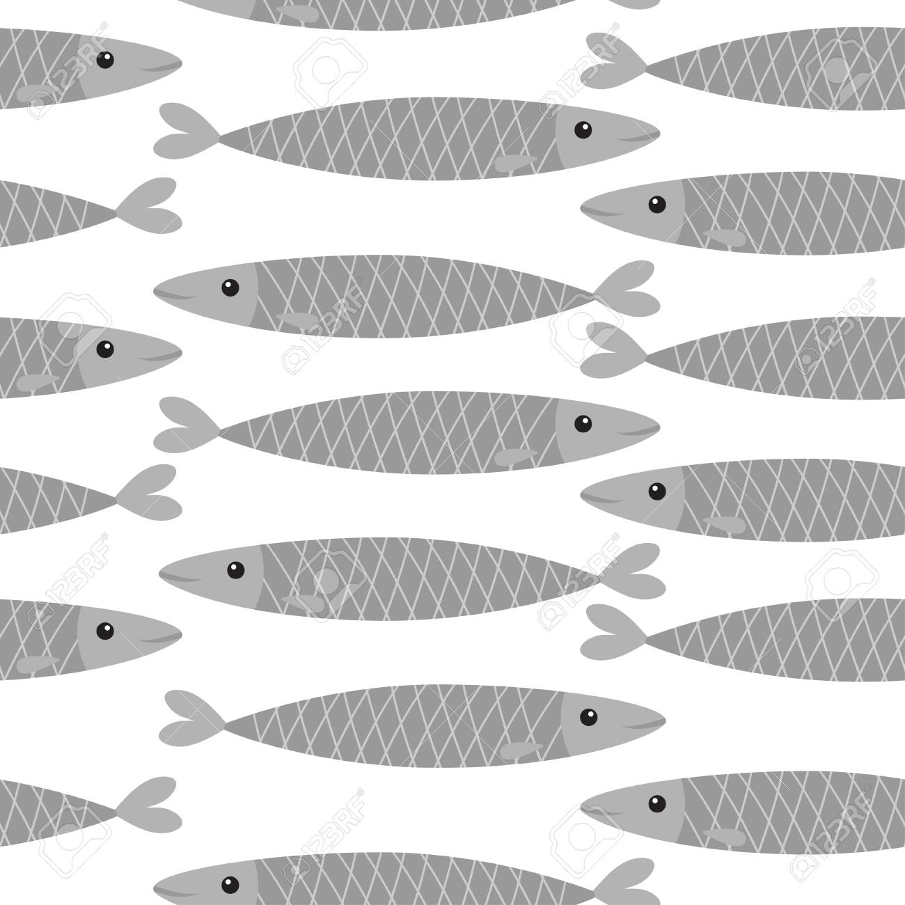 灰色イワシ魚アイコンを設定 いわし スプラトゥス スプラトゥス かわいい漫画のキャラクター カタクチイワシ マイワシ 水の動物 海洋生物 フラットなデザイン ホワイト バック グラウンド分離ベクトル図 のイラスト素材 ベクタ Image