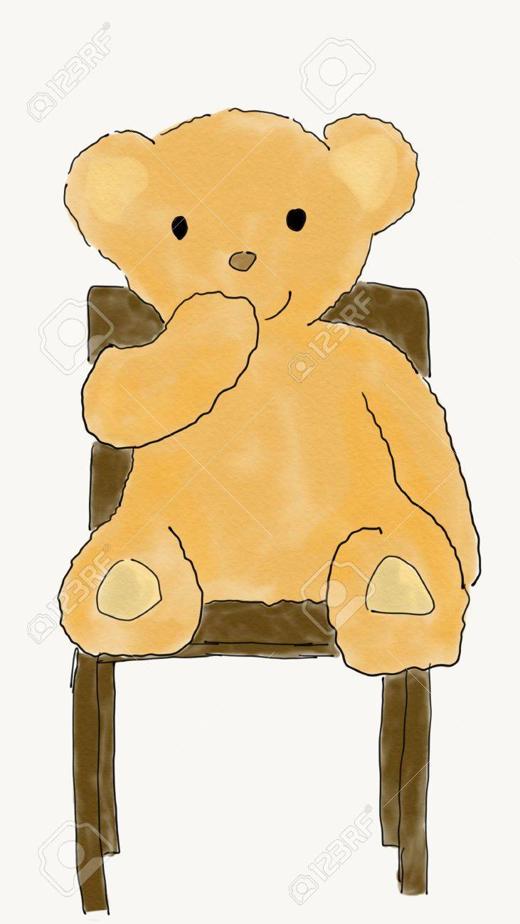 doll sitting in chair