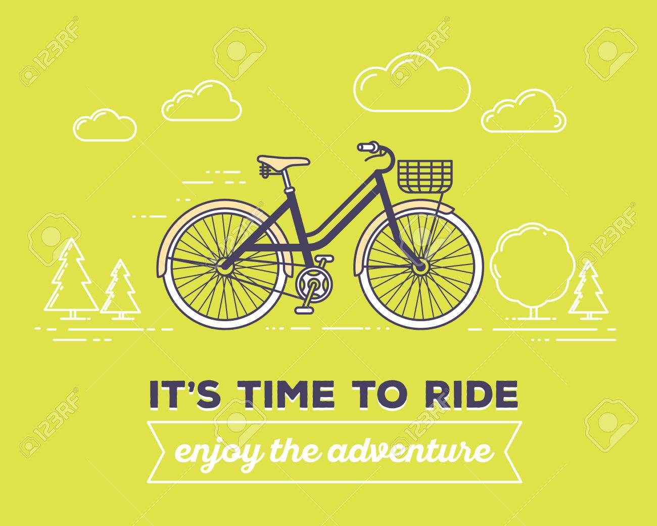 pastel bike with basket