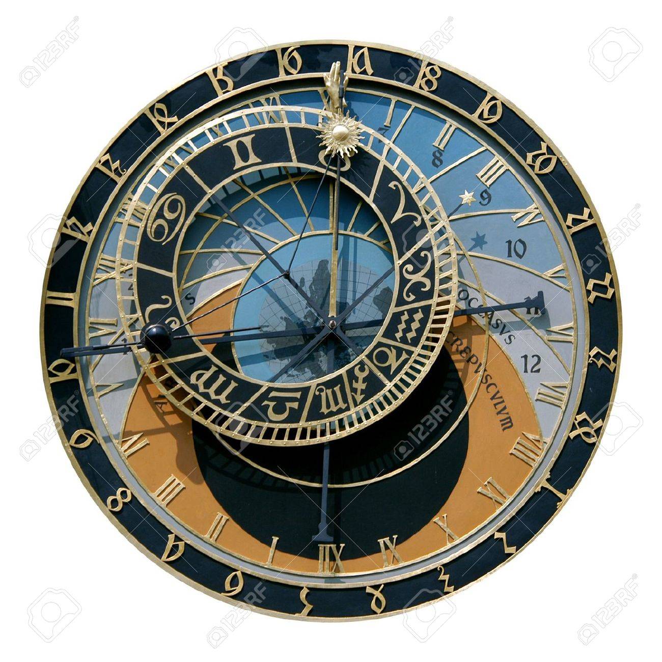 Celebre Horloge Astronomique De Prague Republique Tcheque Banque D Images Et Photos Libres De Droits Image