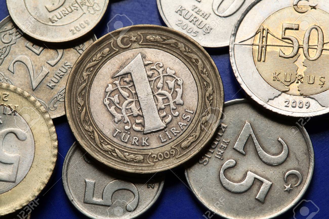 トルコの硬貨。旭日竜大型　50銭銀貨　明治3年アンティークコイン古銭。トルコ 1 リラの硬貨は、の写真素材・画像素材