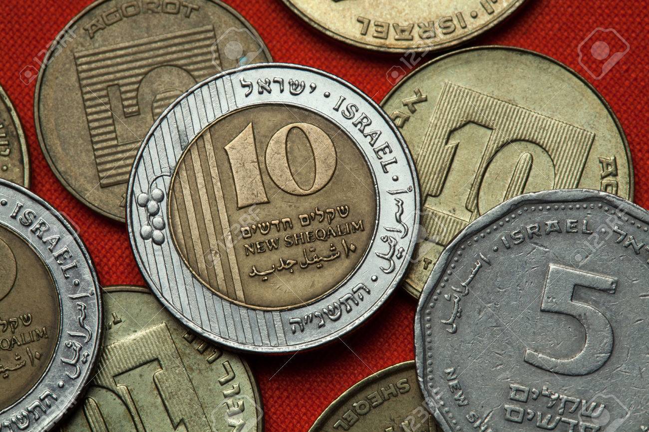 イスラエルのコイン。イスラエル 10 新シェケル硬貨。の写真素材・画像素材 Image 53693400 イスラエル