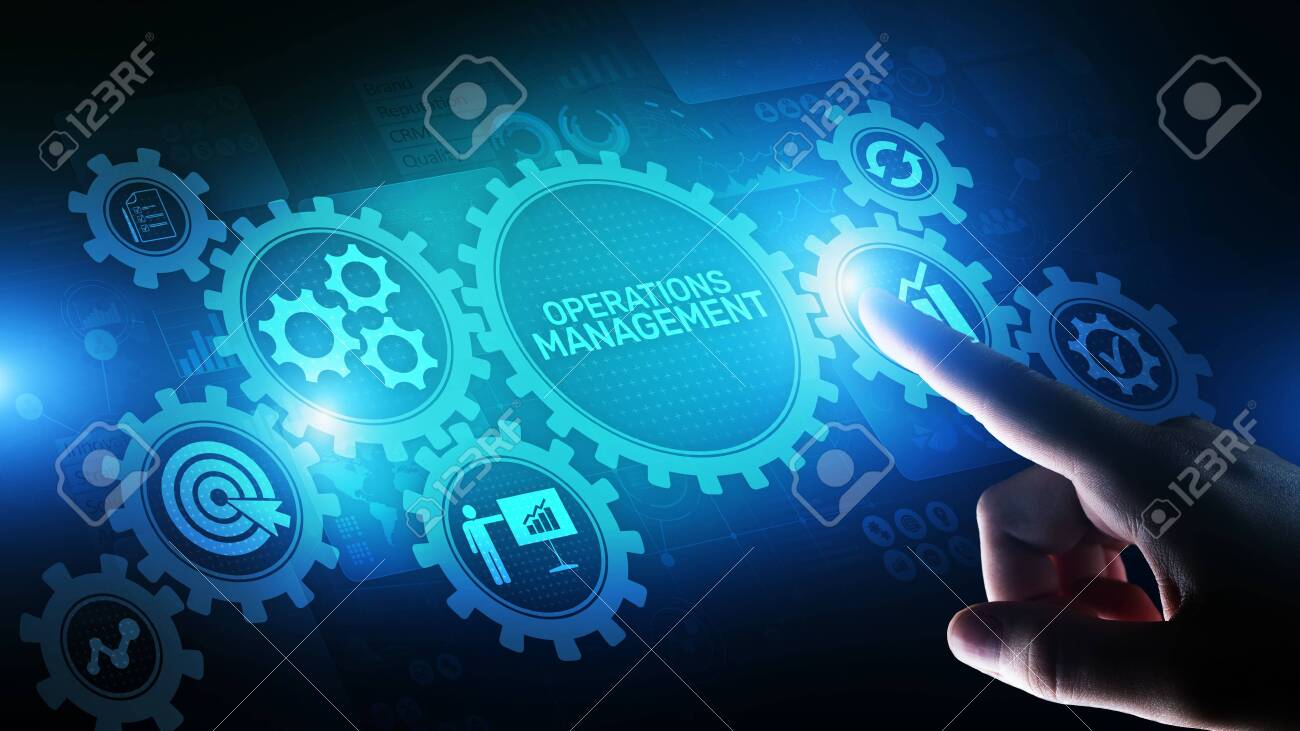 Operation management Business process control optimisation industrial technology concept. - 131078497 Operation management Business process control optimisation industrial technology concept. - 131078497