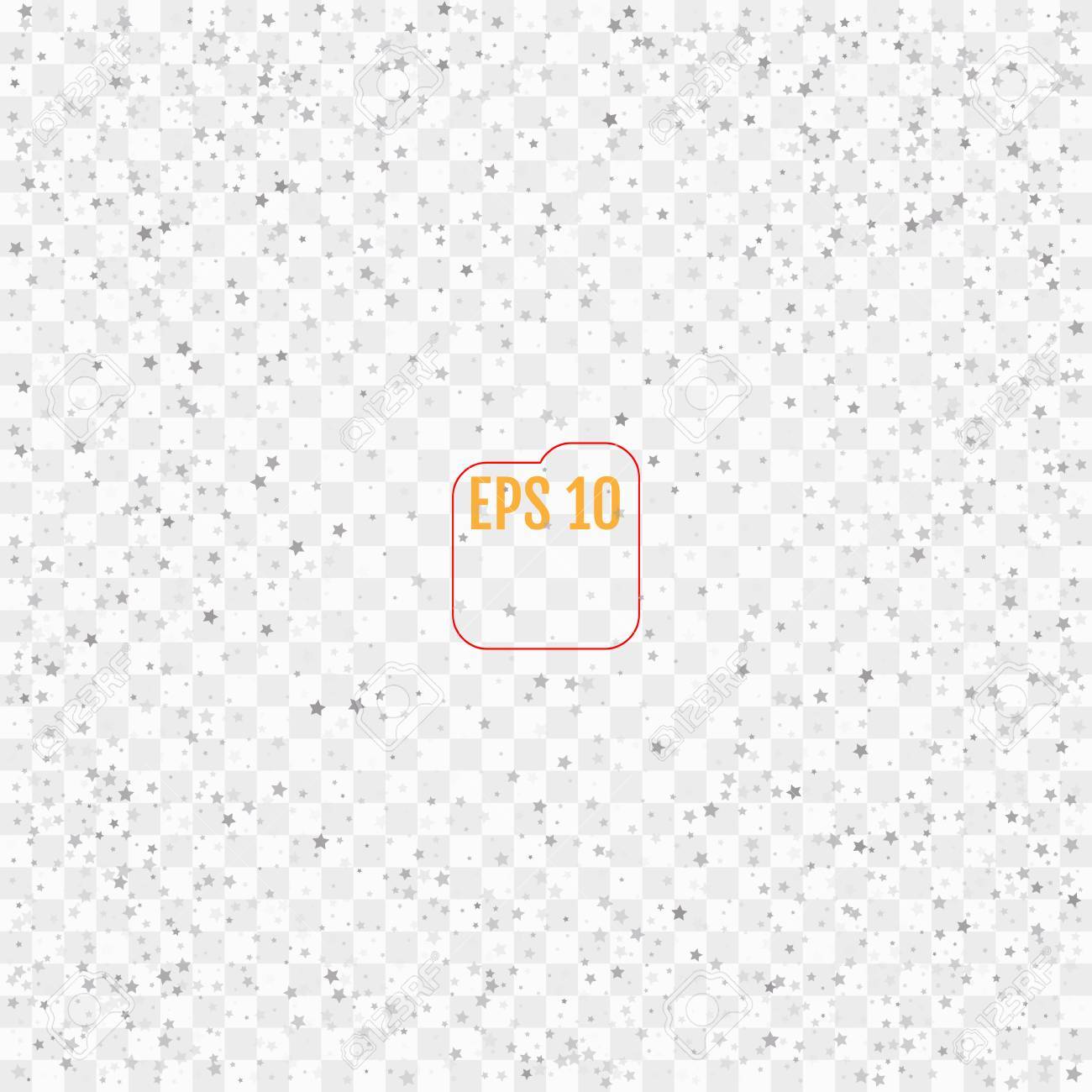 silver glitter falling stars silver sparkle star on transparent