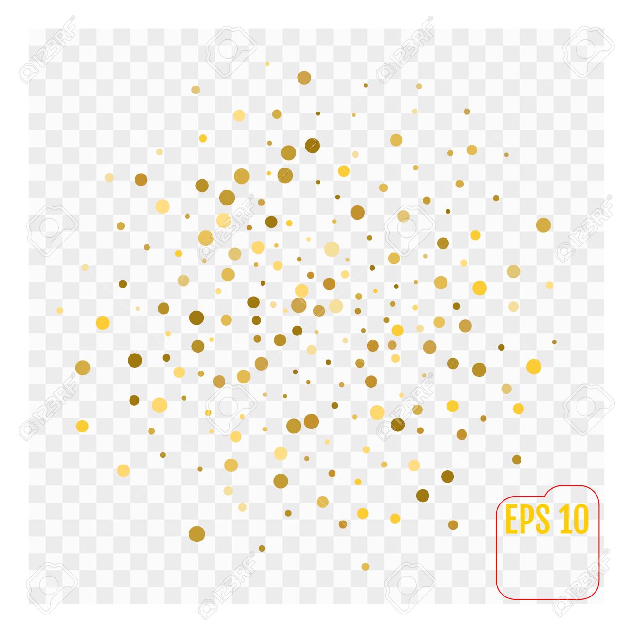 Gold Glitter Background Polka Dot Vector Illustration Royalty Free Cliparts Vectors And Stock Illustration Image