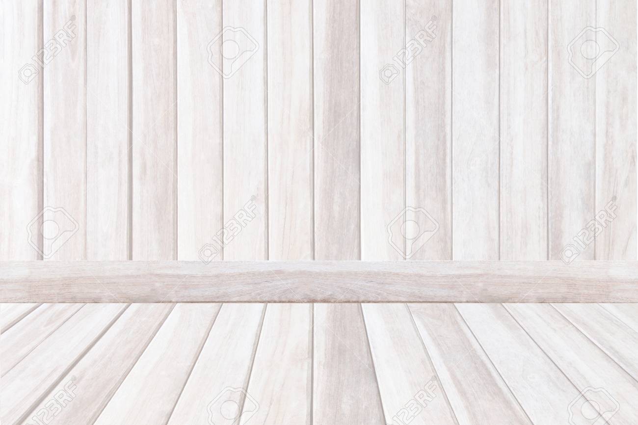 Wood Texture Background Wall And Floor Lighten Stock Photo