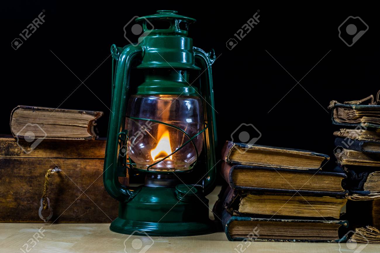 table oil lamp