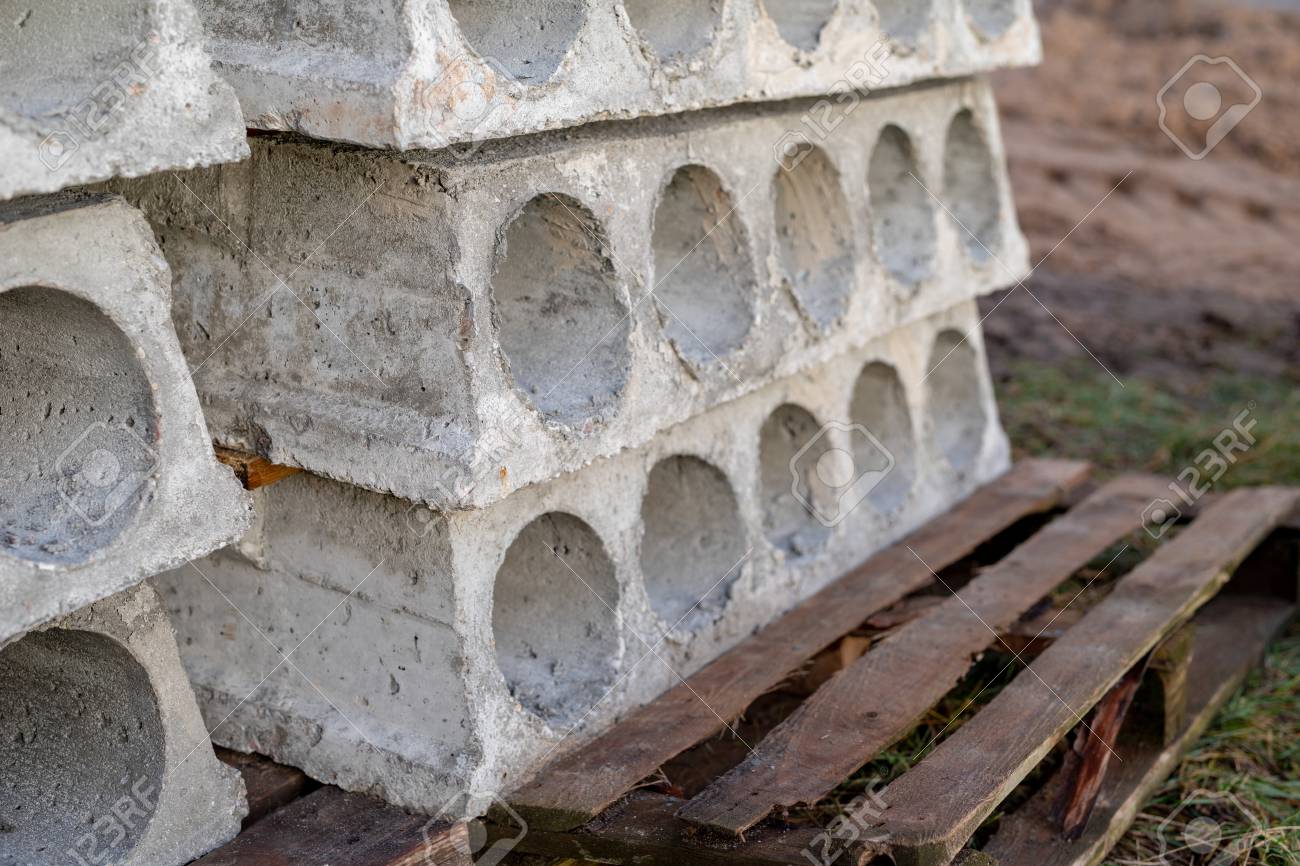 a concrete slab prepared
