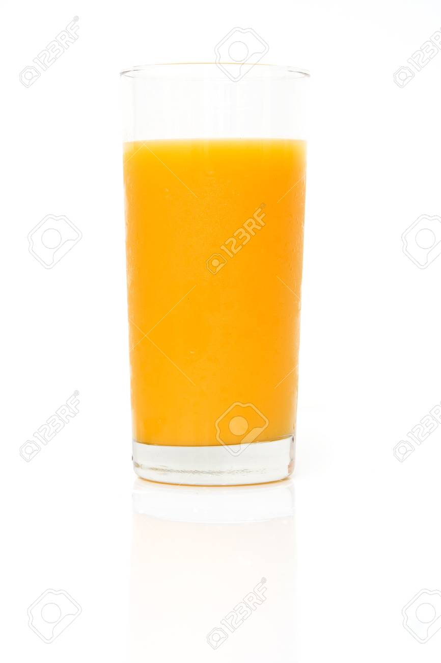 orange juice in a glass