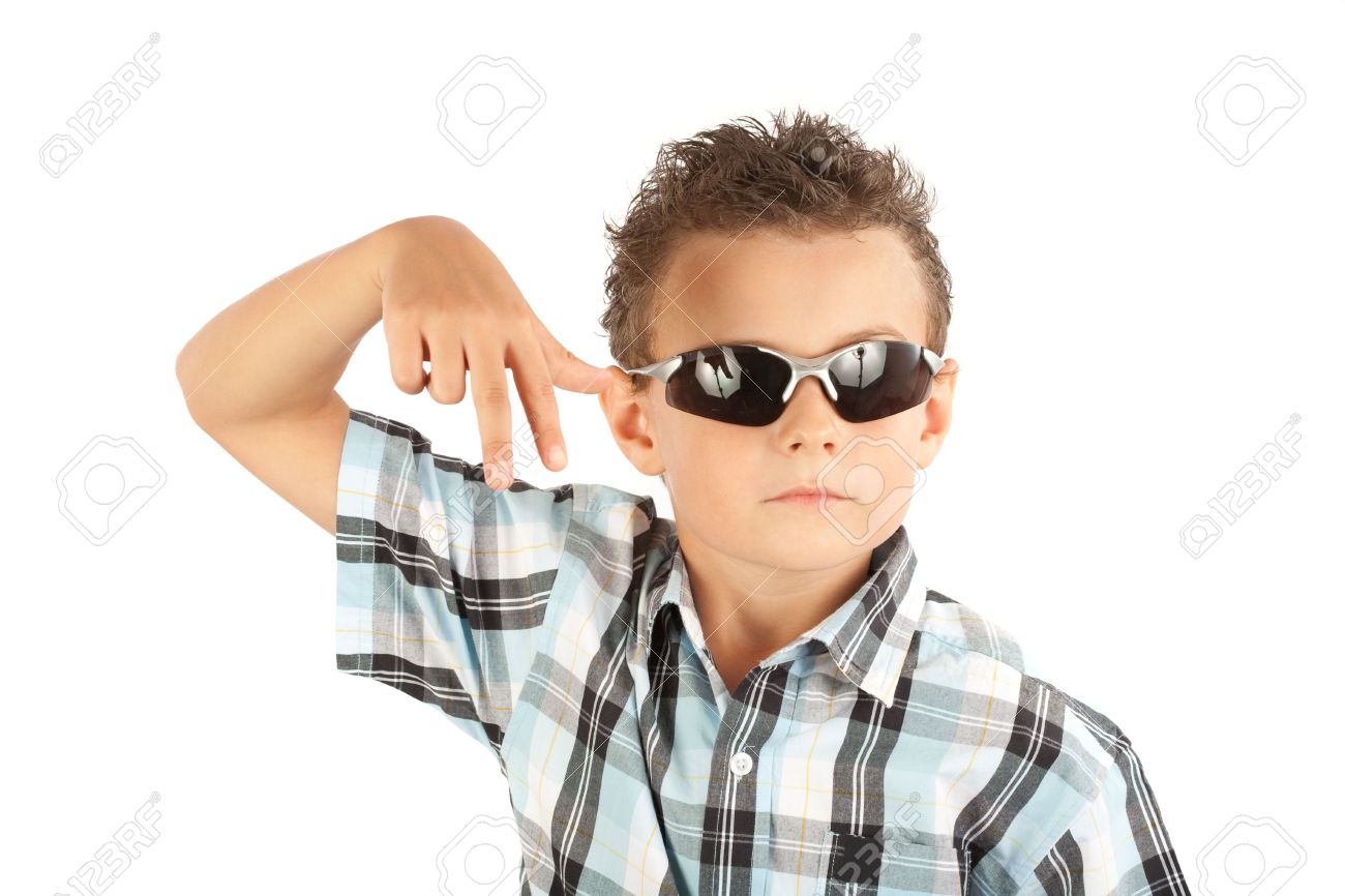 boy in sunglasses