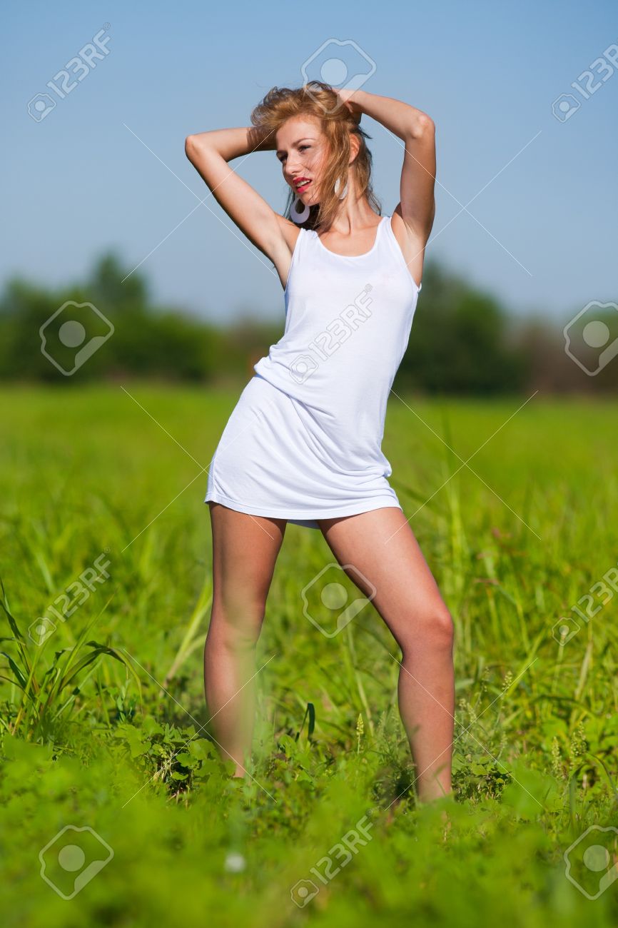 women in white dress
