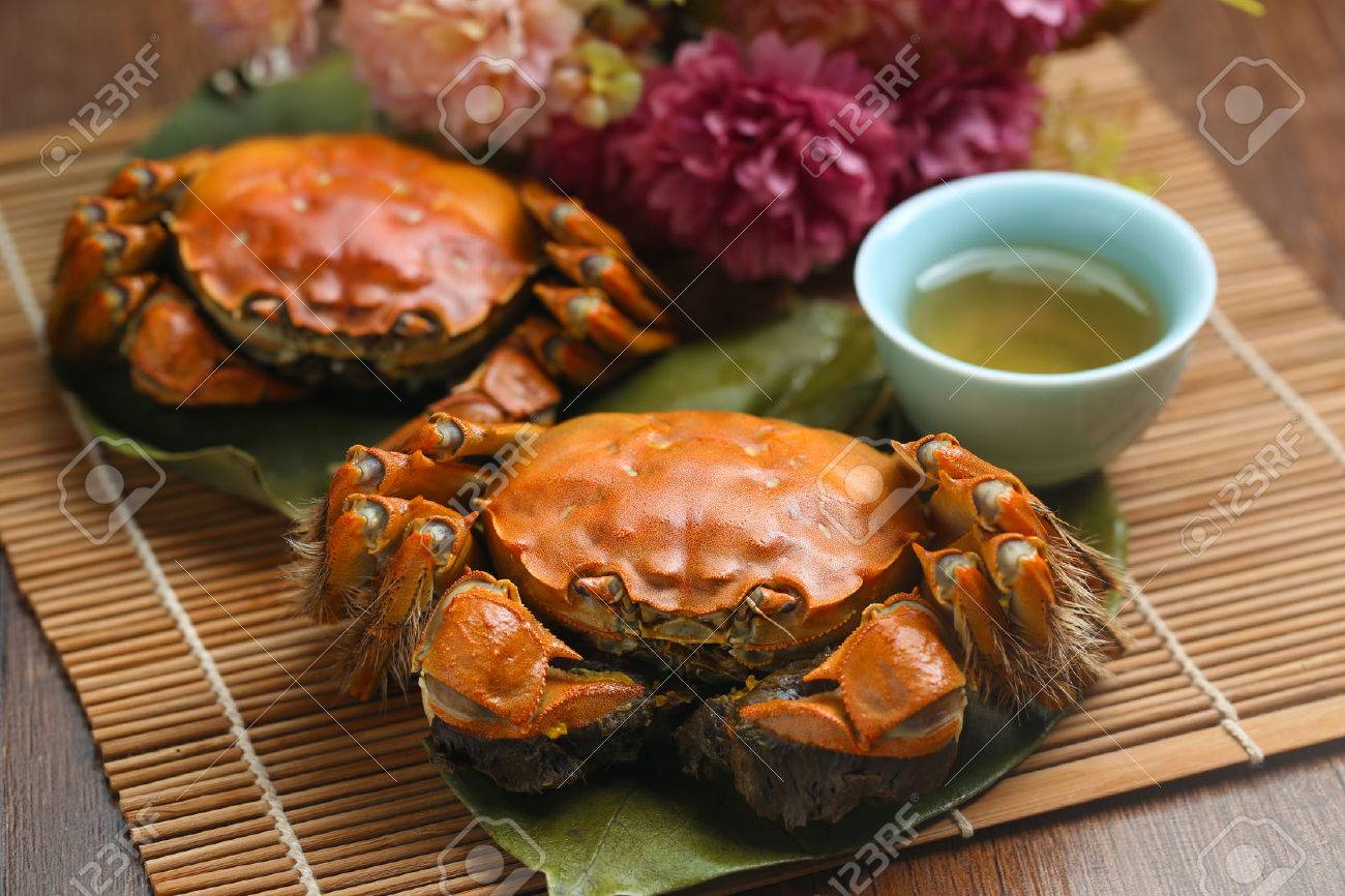 steamed crabs from yangcheng lake - 64664434 steamed crabs from yangcheng lake - 64664434