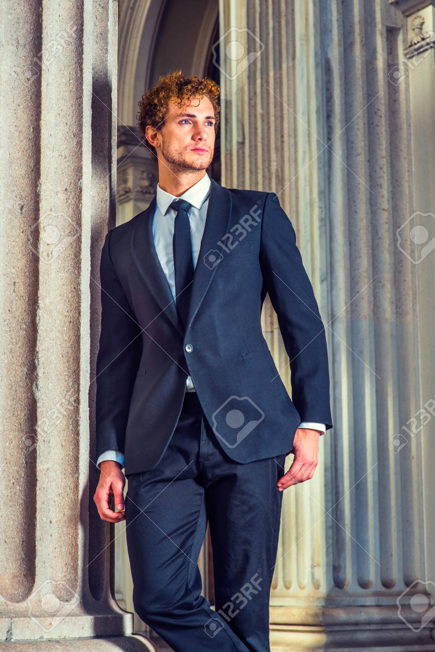 businessman dressing