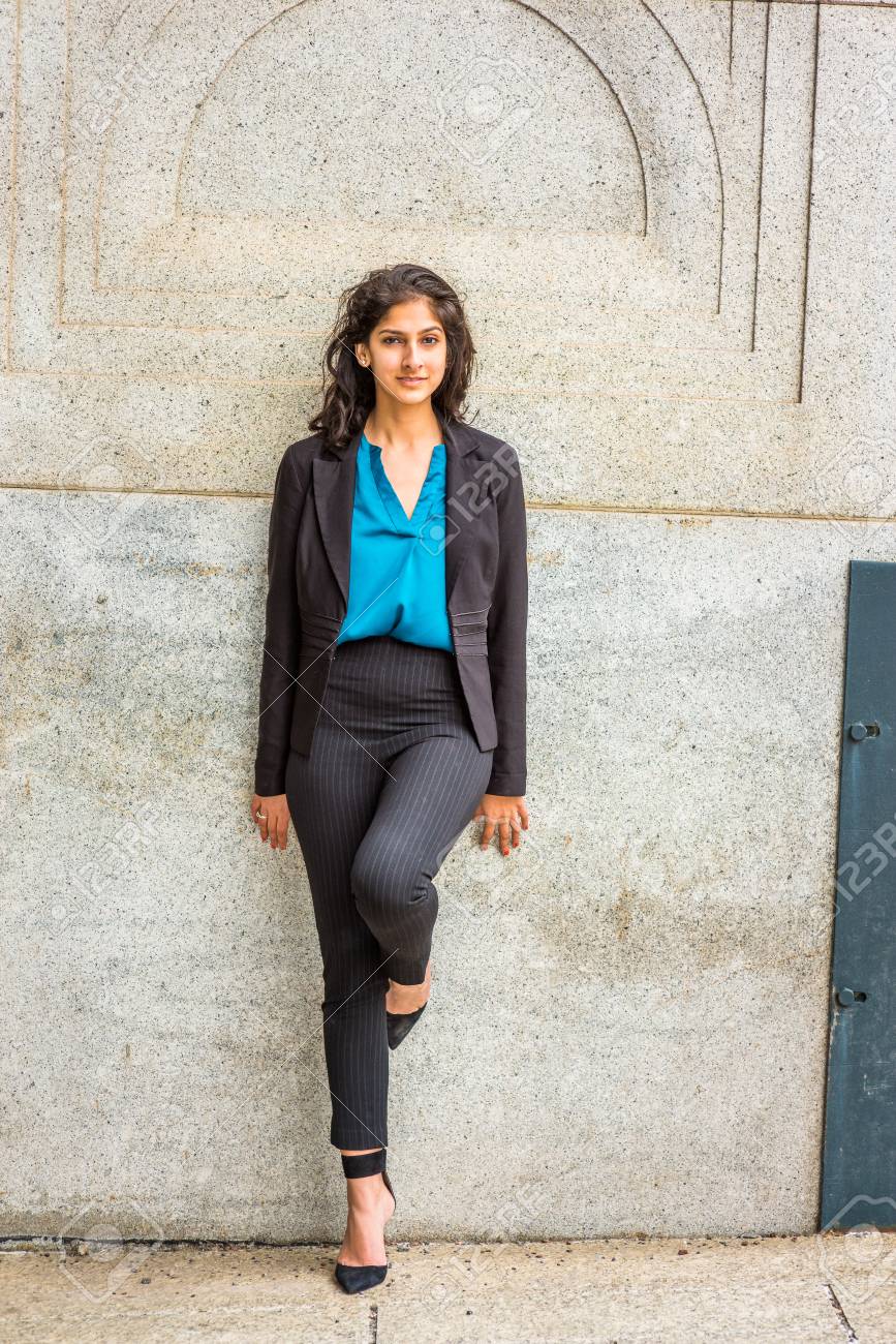 dressing with black blazer