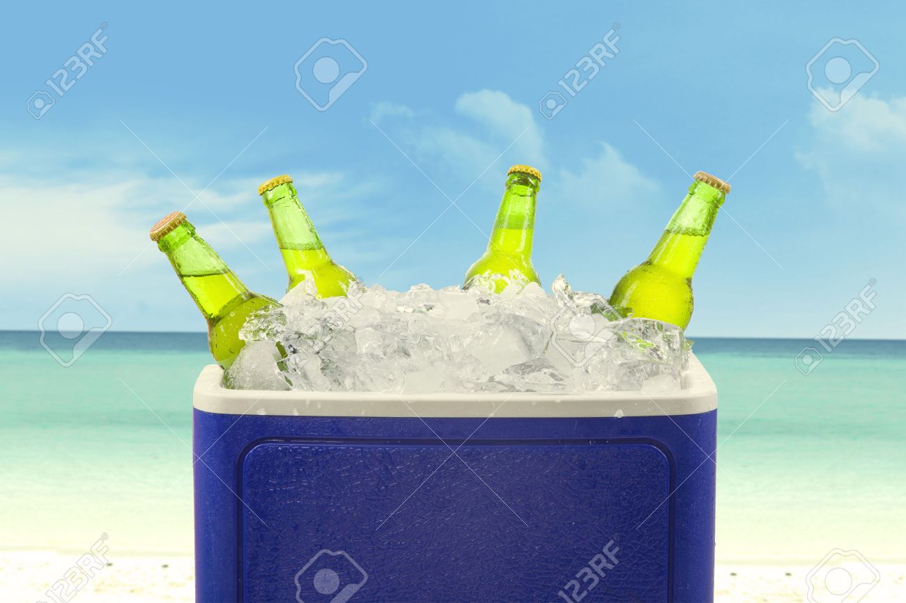 ice chest full of beer
