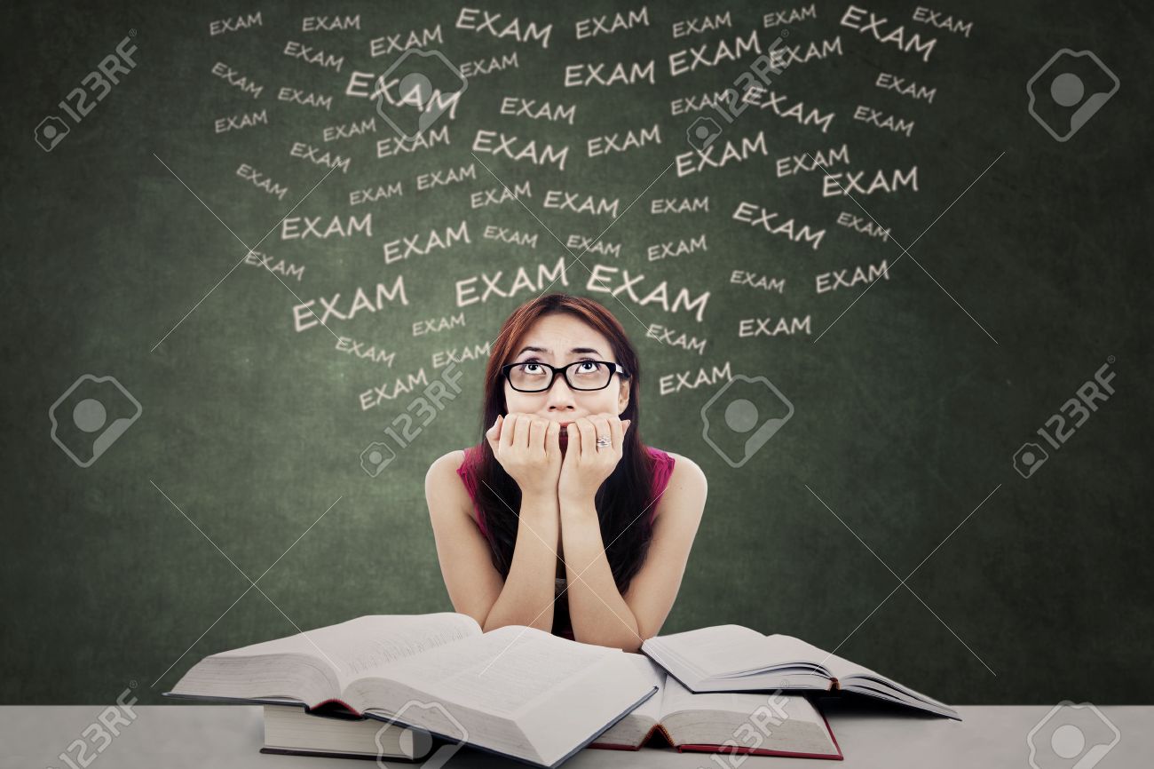 College Schülerin Und Ihr Lehrer College Schülerin Und Ihr Lehrer