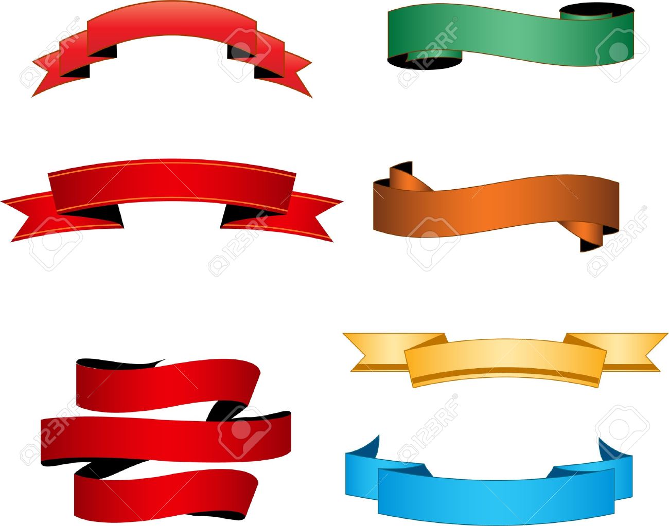 ribbon banner graphic