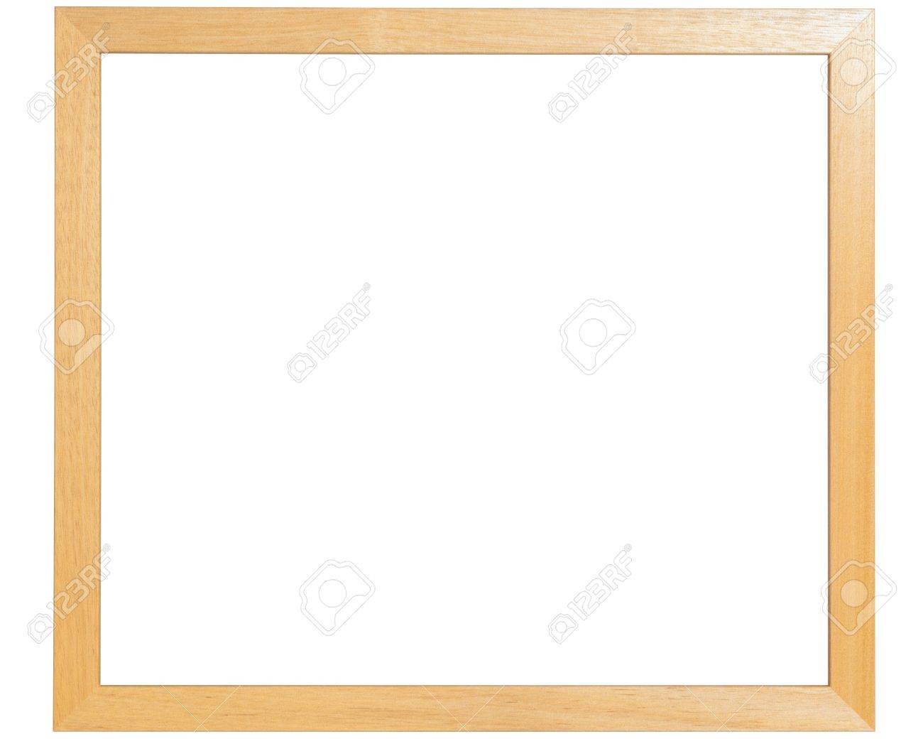 Simple Wooden Frames Stock Photo 