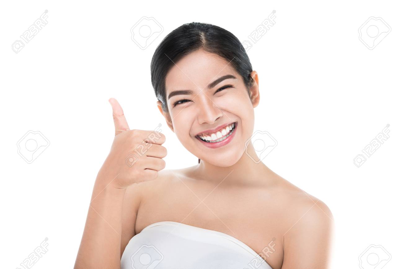 thumbs with asian Orgasm from video