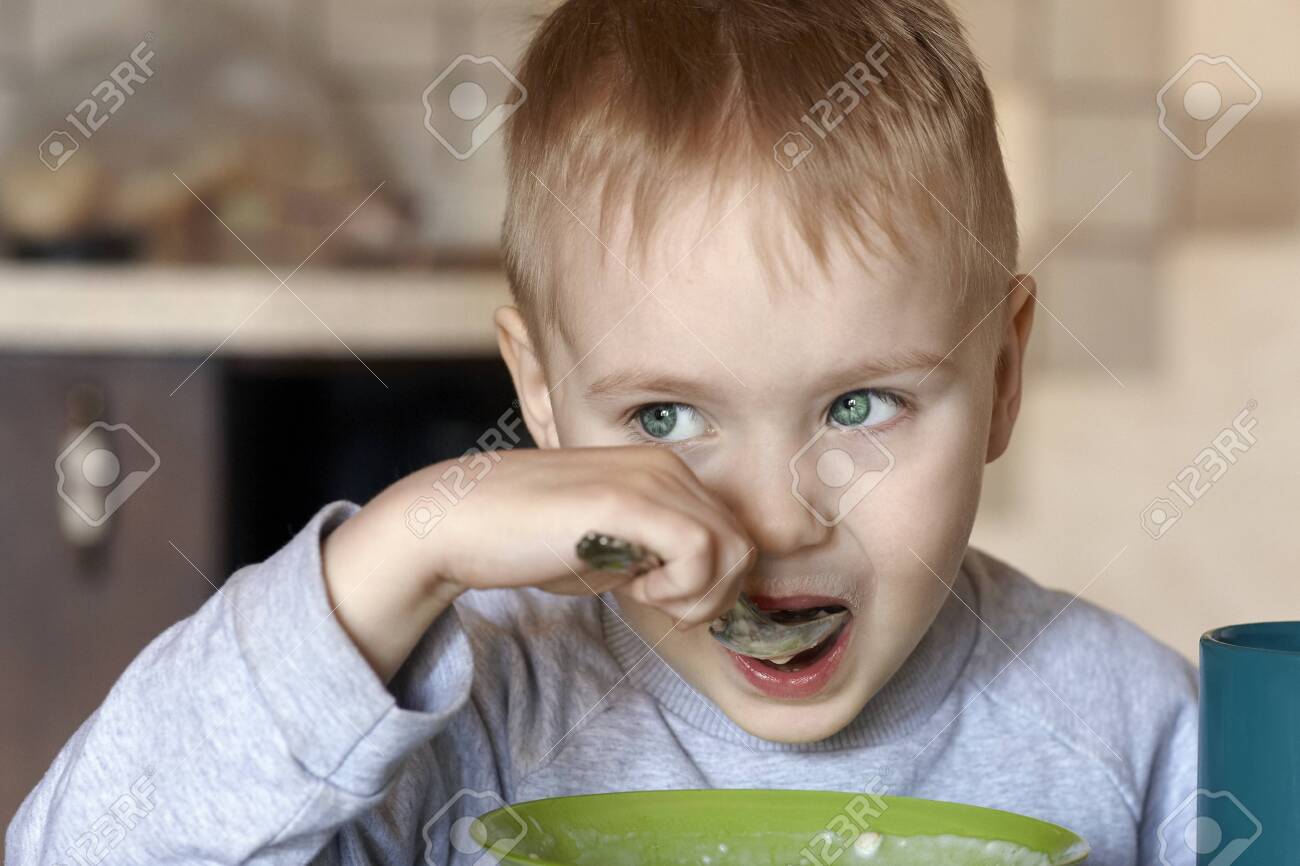baby boy with green eyes