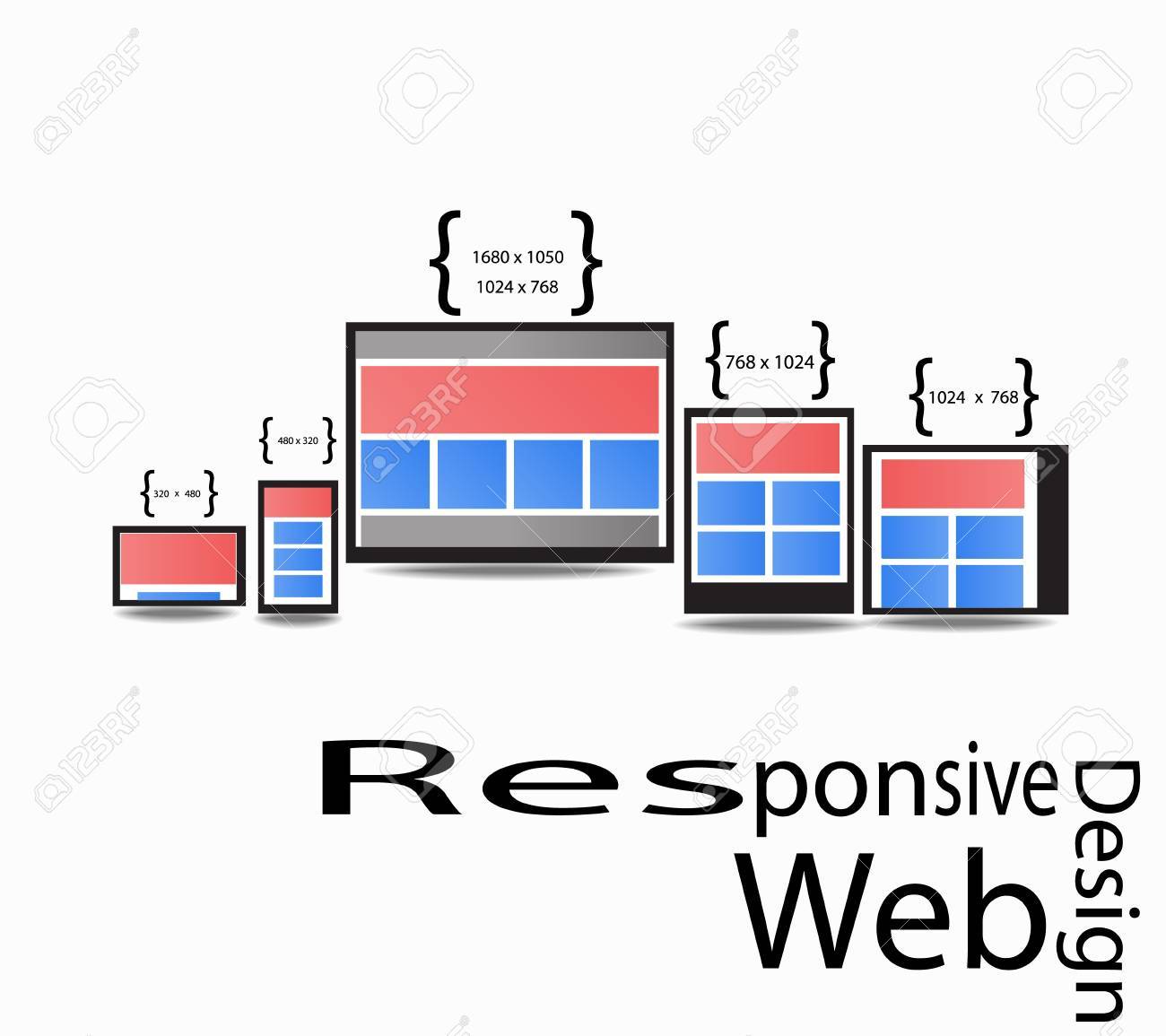 Responsive Web Design Display Size for Device in graphic - 18022673 Responsive Web Design Display Size for Device in graphic - 18022673