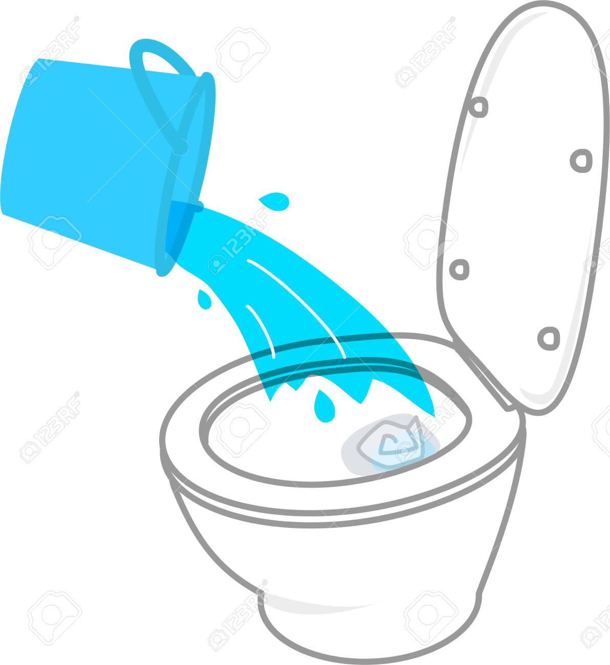 Set of toilet silhouettes / Toilet vector illustrations, image size:1192x1300