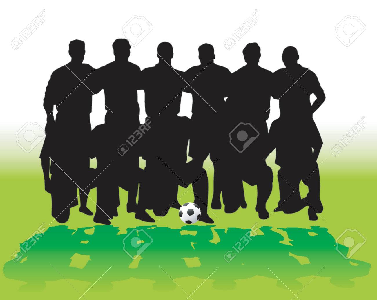 Soccer Team - Vector Royalty Free Cliparts, Vectors, And Stock Illustration. Image 410051.