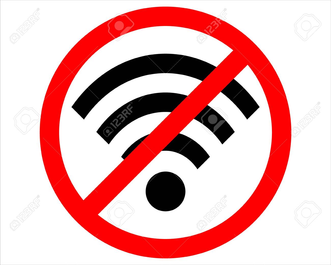 Immagine Che Mostra L Icona Wifi Foto Stock Alamy