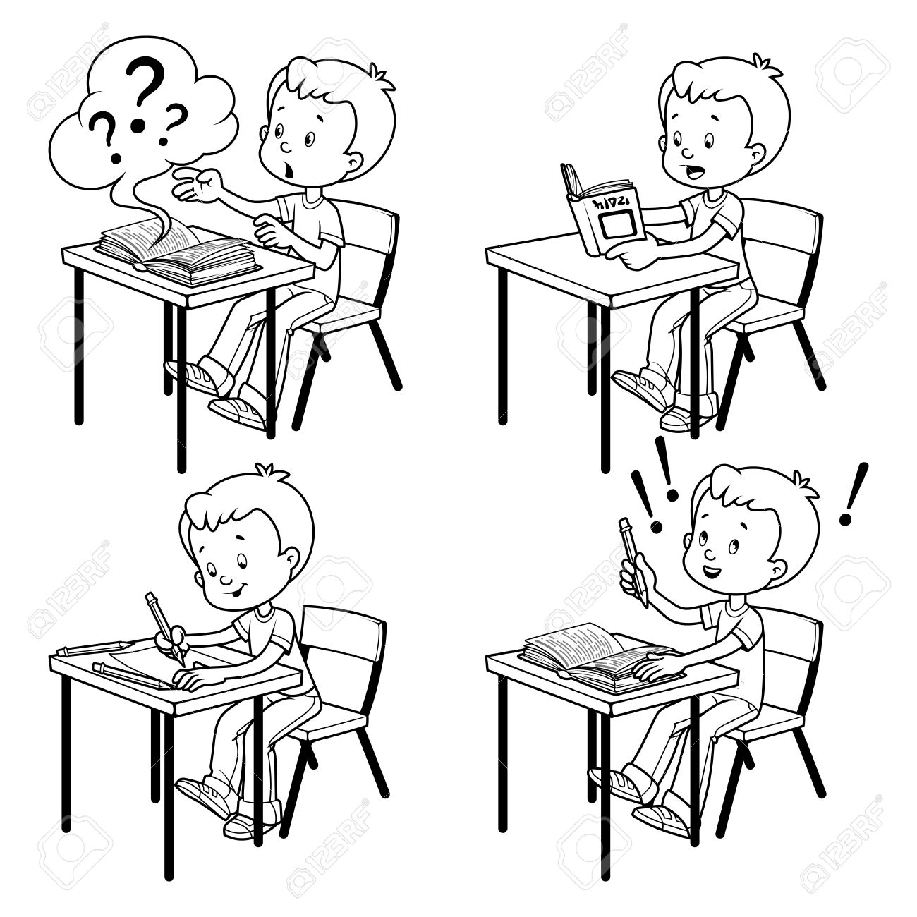 School Desk Drawing School Desk Drawing