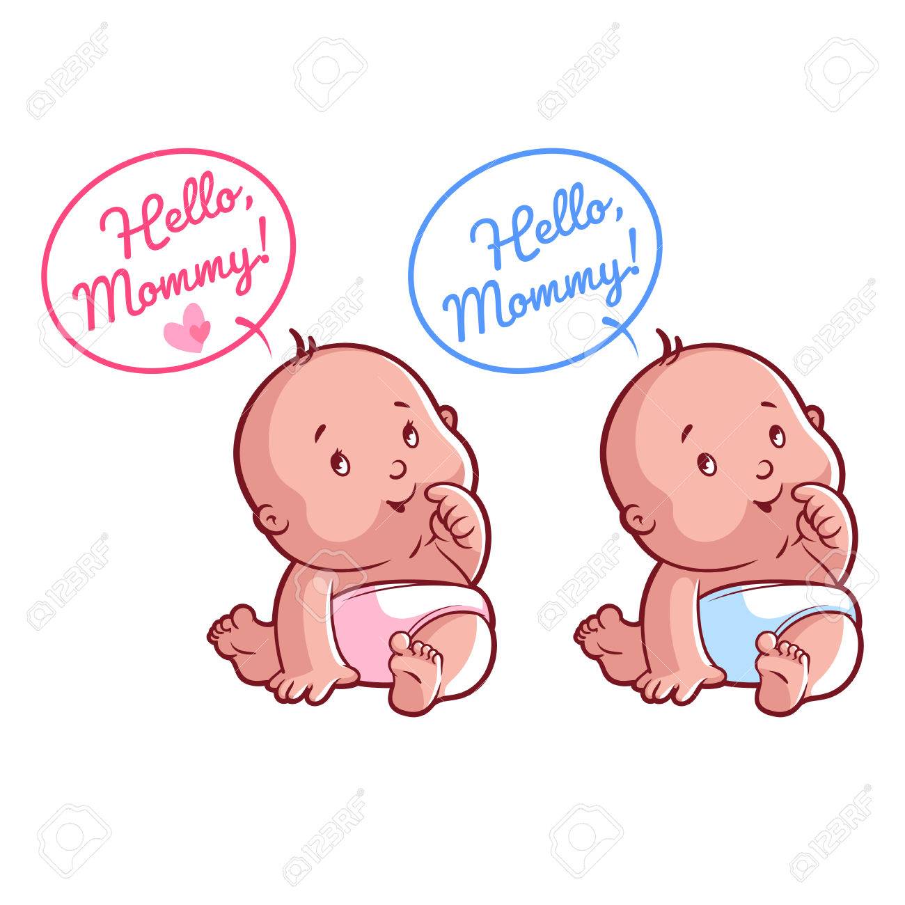 Deux Bebe Mignon Dans La Couche Carte Pour Maman Bonjour Maman Vector Illustration Sur Un Fond Blanc Clip Art Libres De Droits Vecteurs Et Illustration Image Deux Bebe Mignon Dans La Couche Carte Pour Maman Bonjour Maman Vector Illustration Sur Un Fond Blanc Clip Art Libres De Droits Vecteurs Et Illustration Image