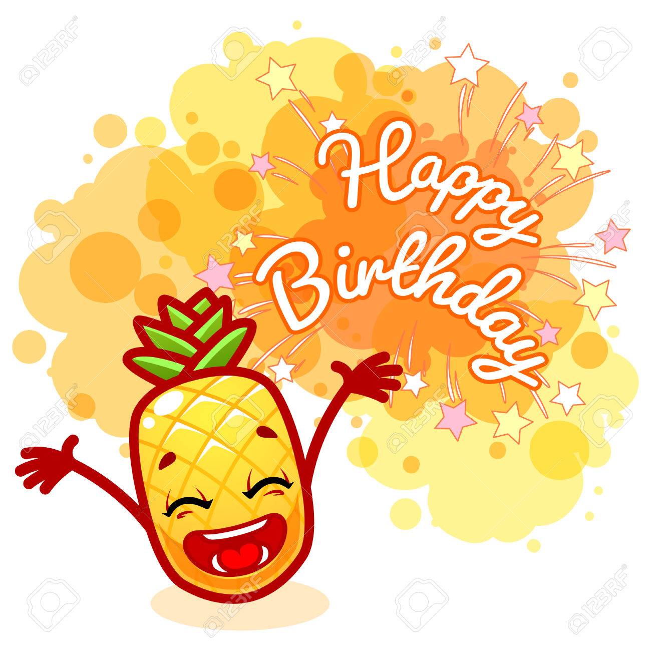 Carte De Voeux De Joyeux Anniversaire A L Ananas Tres Heureux Blobs Jaune Sur Fond Blanc Modele Carte De Voeux Clip Art Libres De Droits Vecteurs Et Illustration Image Carte De Voeux De Joyeux Anniversaire A L Ananas Tres Heureux Blobs Jaune Sur Fond Blanc Modele Carte De Voeux Clip Art Libres De Droits Vecteurs Et Illustration Image