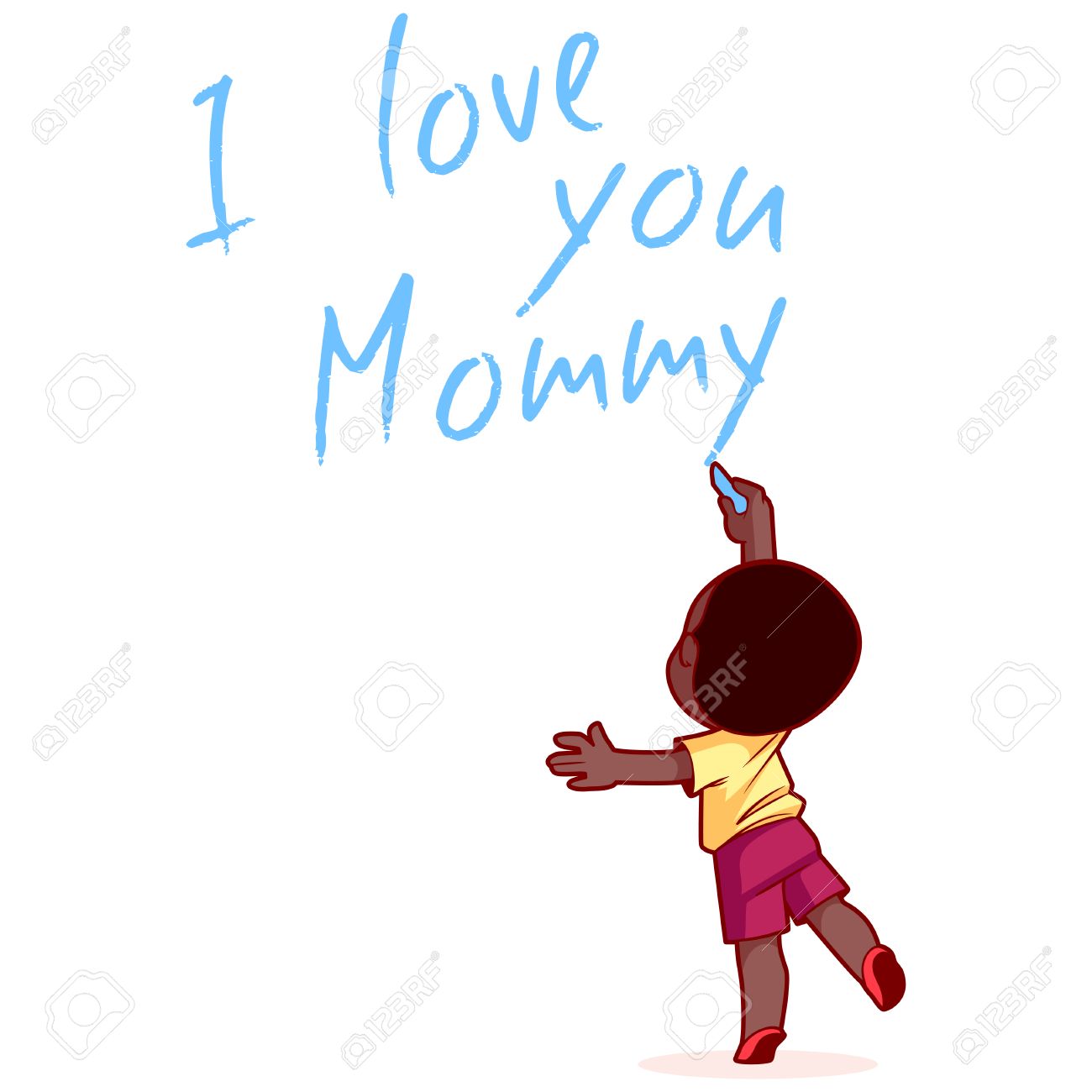 African American Boy Writing On The Wall I Love You Mommy Royalty Free Cliparts Vectors And Stock Illustration Image African American Boy Writing On The Wall I Love You Mommy Royalty Free Cliparts Vectors And Stock Illustration Image